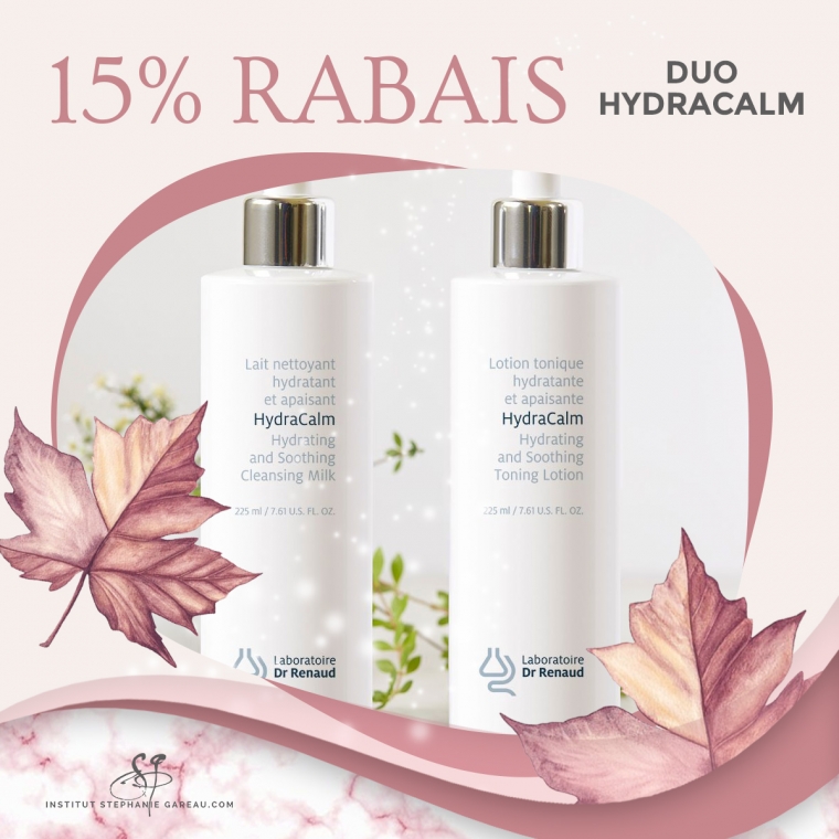 Duo Hydracalm + tampons démaquillants en cadeau